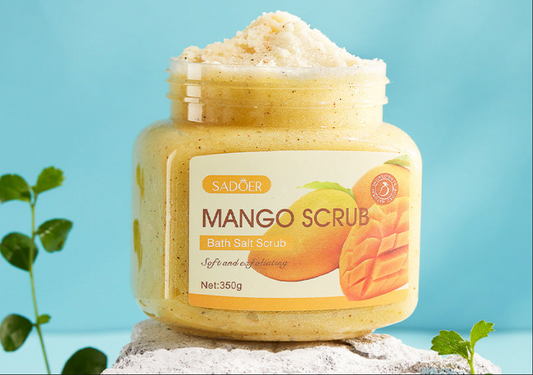 Crema Exfoliante de Sal de Baño de Frutas Cuidado Corporal Exfoliante