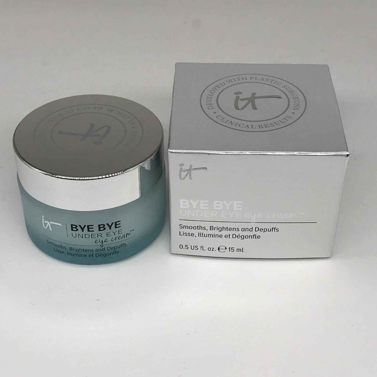 Crema de ojos antiarrugas iluminadora